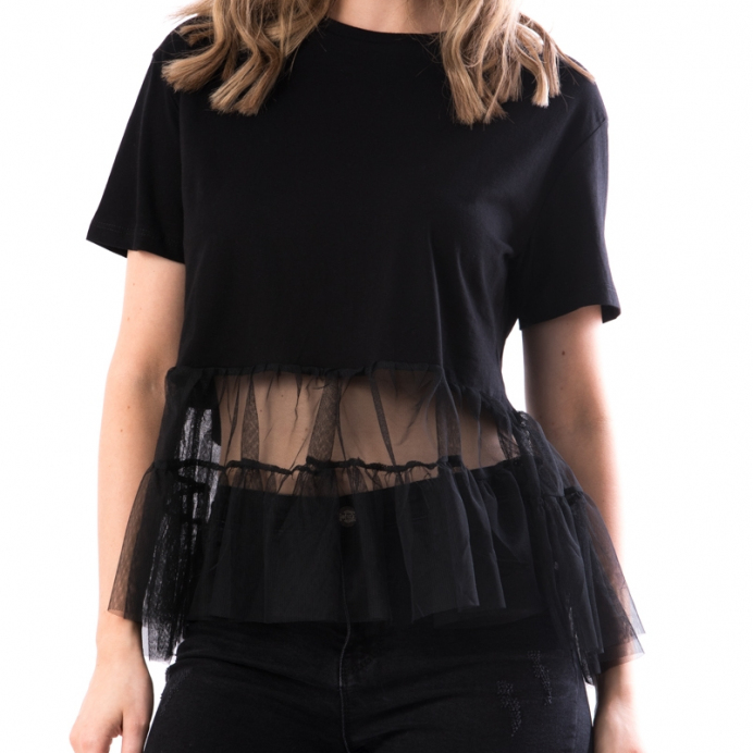 Tricou Dama cu tull