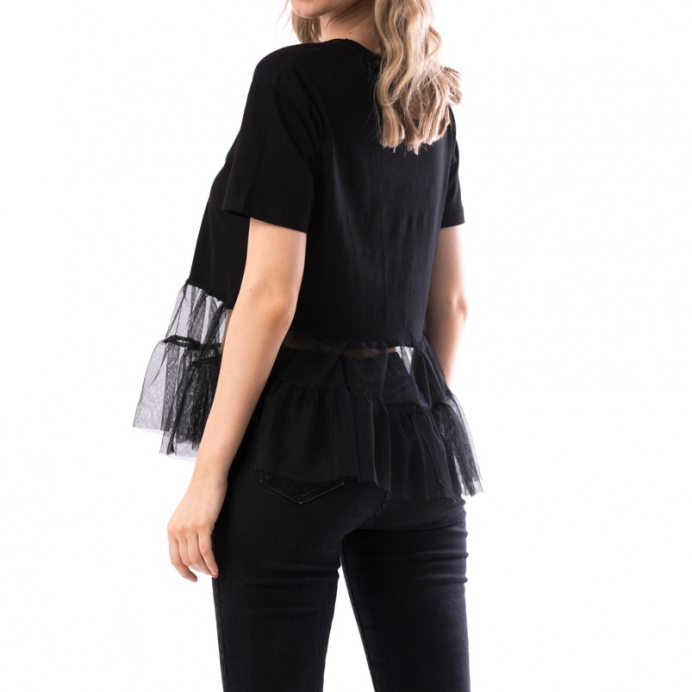 Tricou Dama cu tull