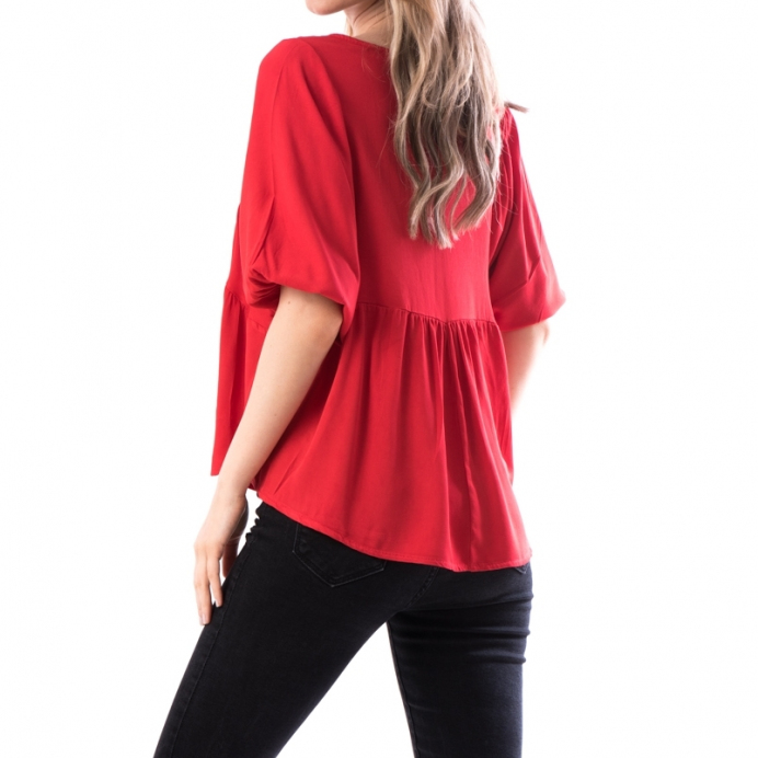 Bluza dama cu maneci stil fluture