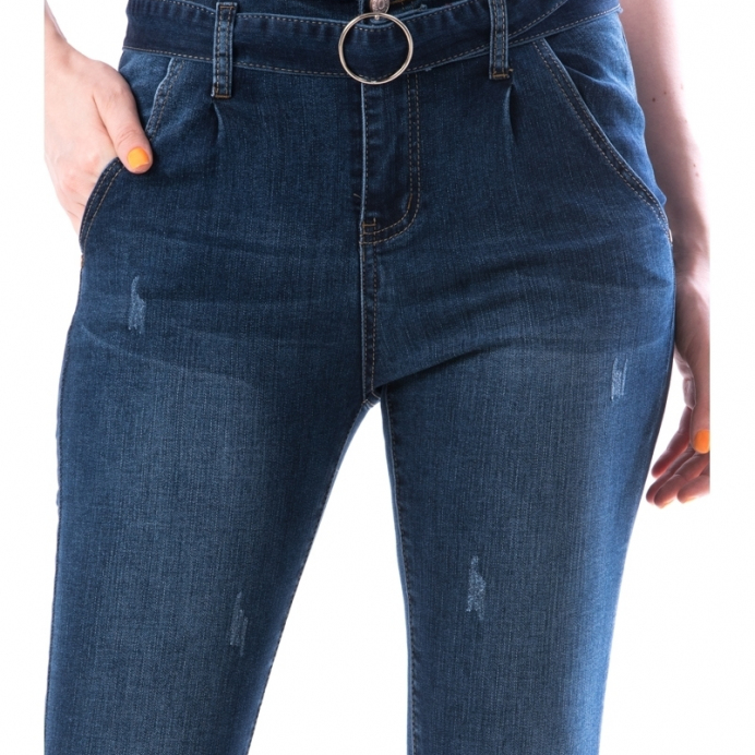 Jeans Dama cu talie inalta