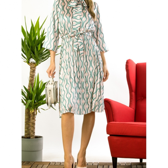 Rochie Dama cu maneci lungi