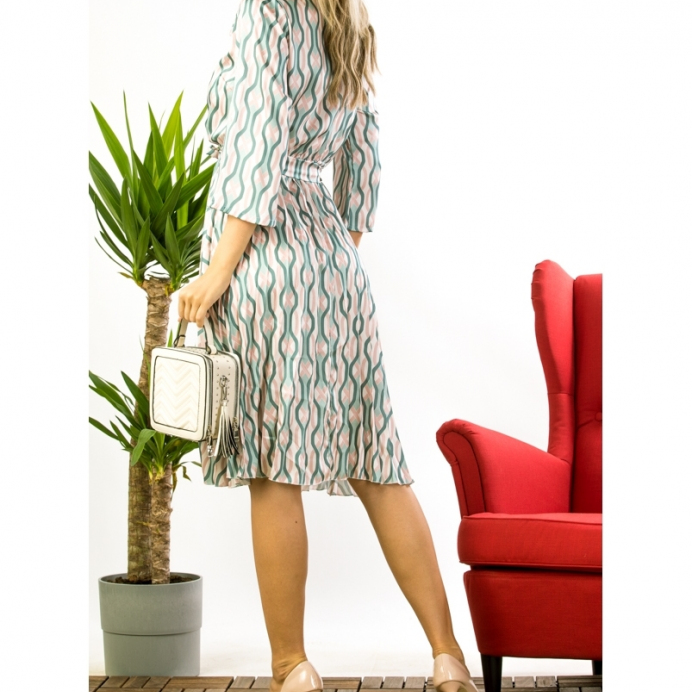 Rochie Dama cu maneci lungi