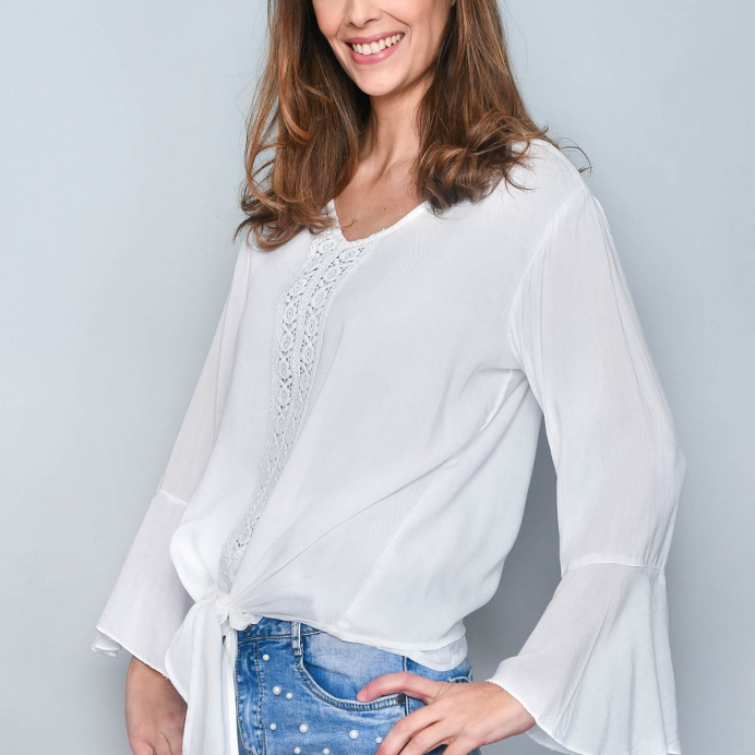 Bluza Dama tip Ibiza cu maneca lunga