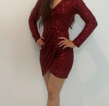 Rochie Dama scurta tip lalea