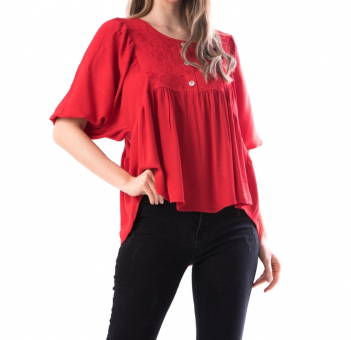 Bluza dama cu maneci stil fluture