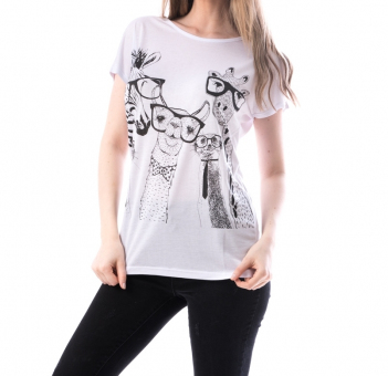 Tricou dama impreimeu girafe