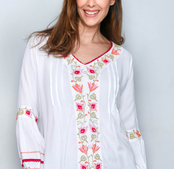 Bluza Dama cu broderie florala