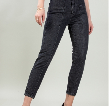 Jeans Dama cu talie inalta